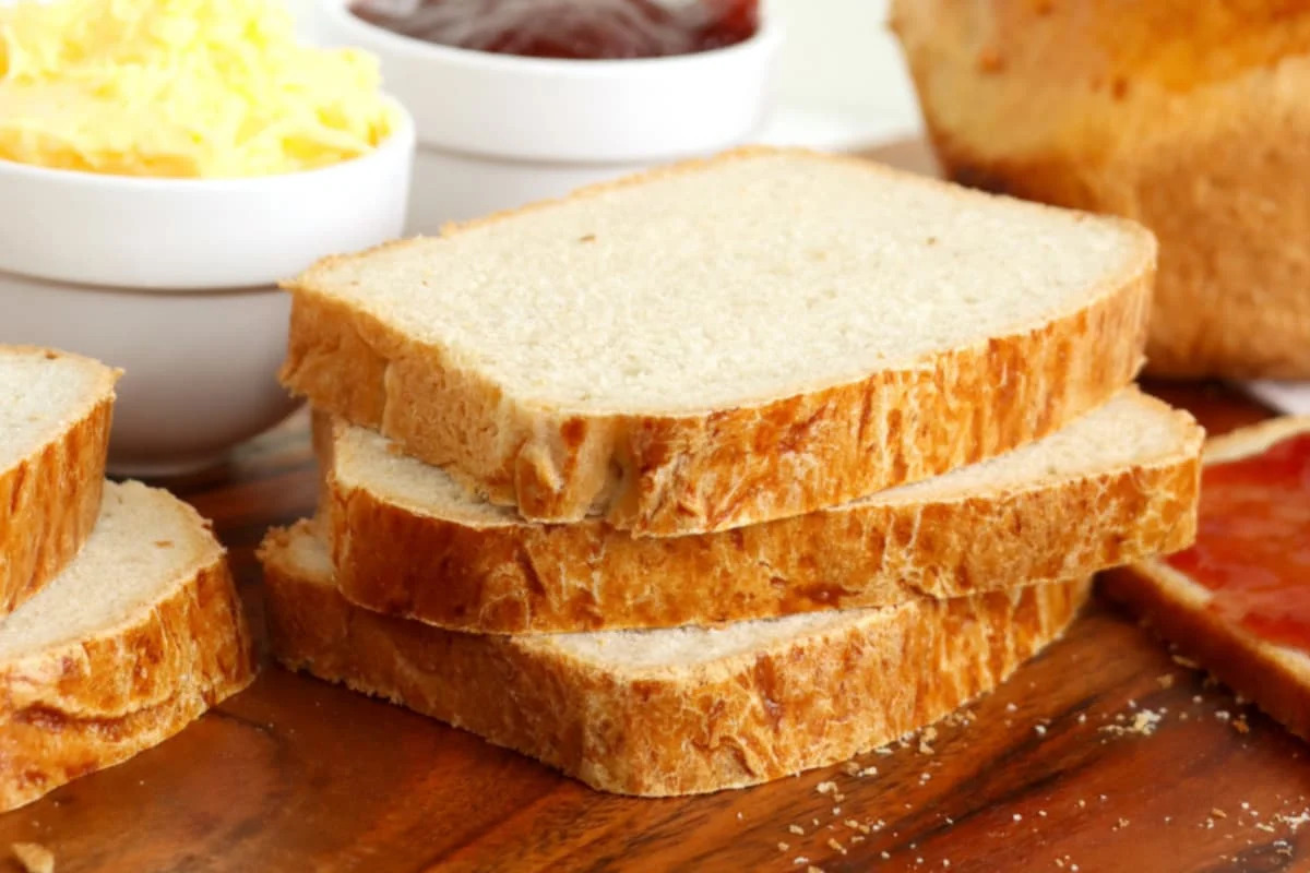 Grandma's Homemade White Bread. 