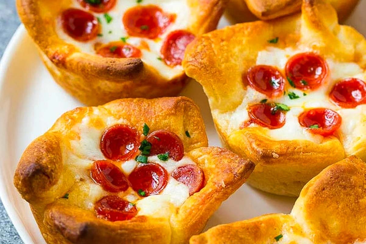 32 Flaky, Fantastic, and Fun Pillsbury Crescent Roll Recipes 6 pizza muffins 4