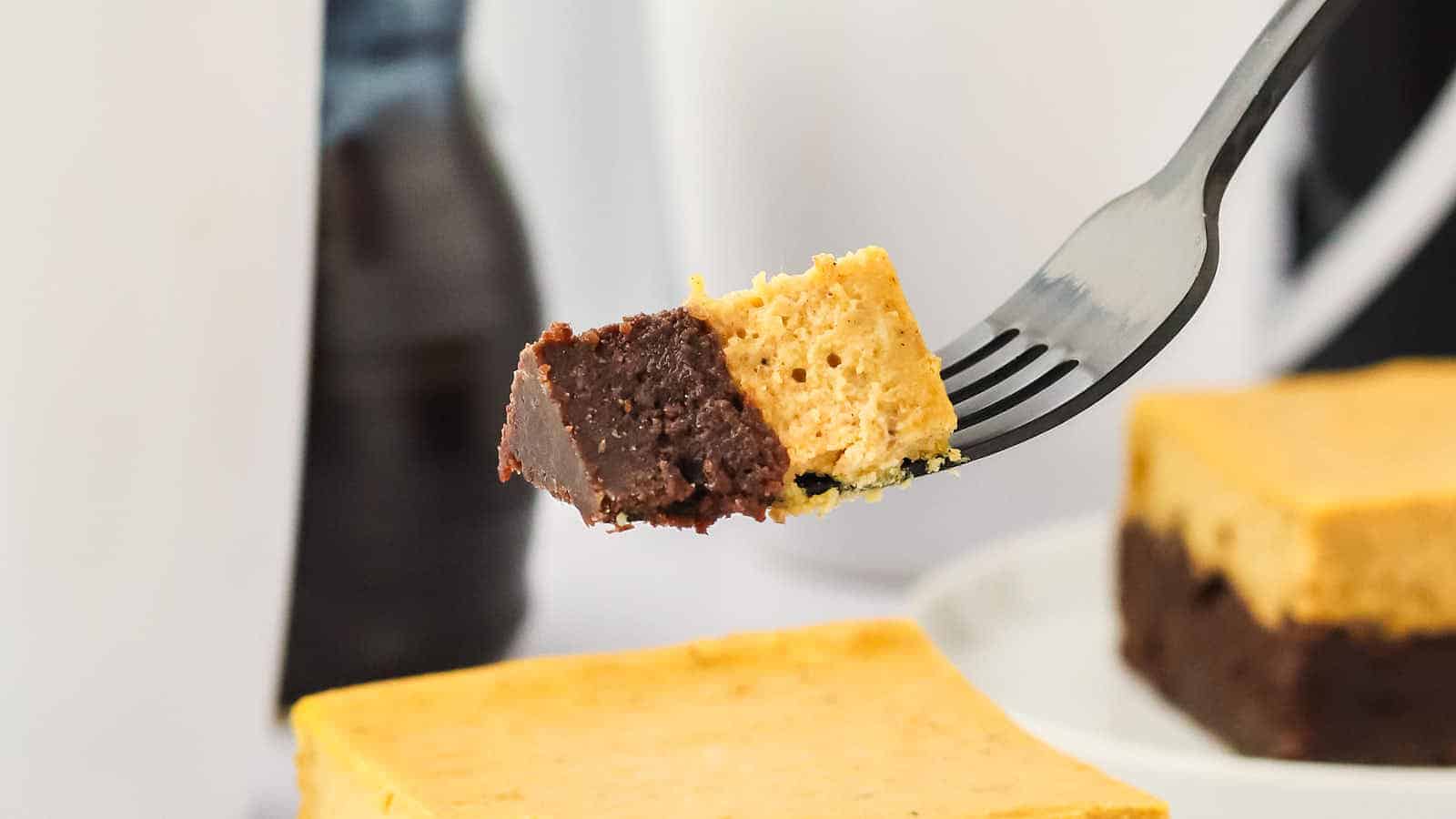 Pumpkin Brownies recipe by Cheerful Cook.