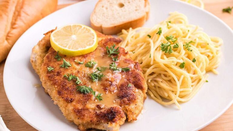 Chicken Scallopini With Lemon Sauce recipe by xoxoBella.
