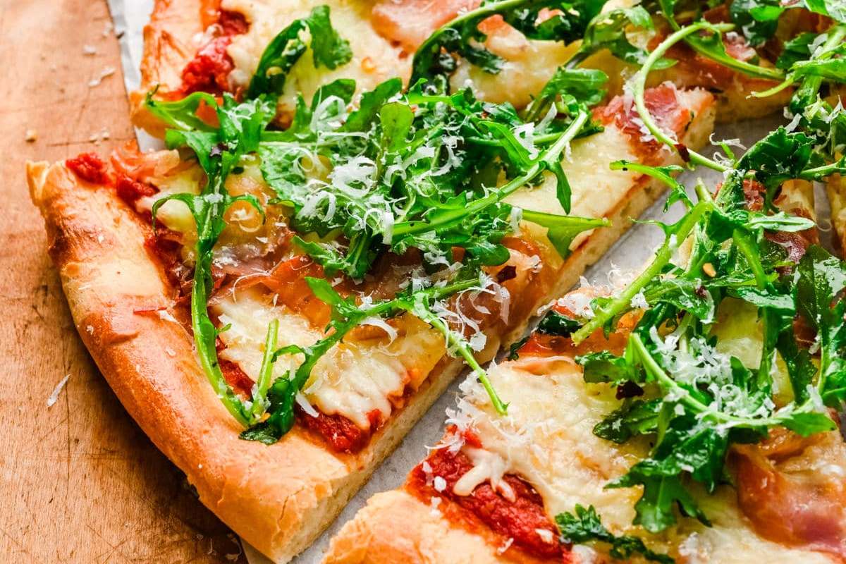50 Spring Dinners You'll Make 100 Times 25 Arugula Prosciutto Pizza.