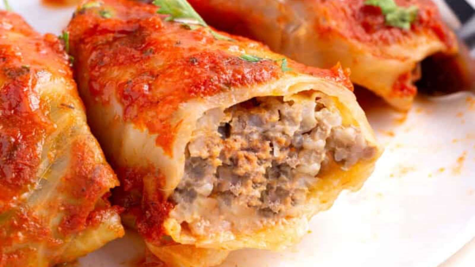 Easy Crockpot Cabbage Rolls recipe by All Things Mamma.