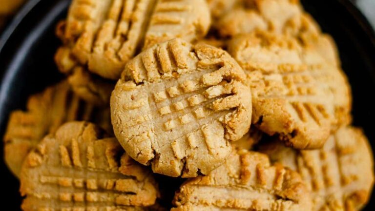 Almond Flour Peanut Butter Cookies Recipe.