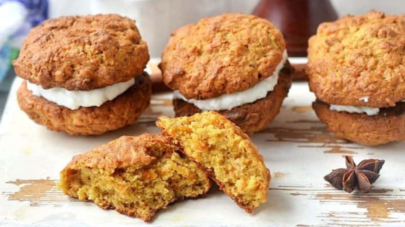 35 Desserts Perfect For Warm Day Fall Picnics 25 Carrot Cake Cookies recipe by An Off Grid Life.