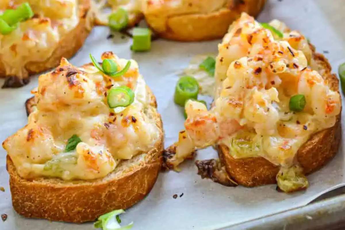Baked Shrimp Toast. 