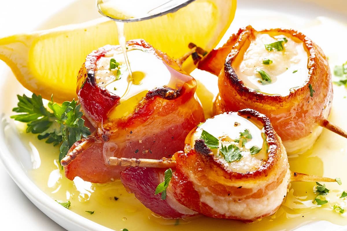 Bacon Wrapped Scallops