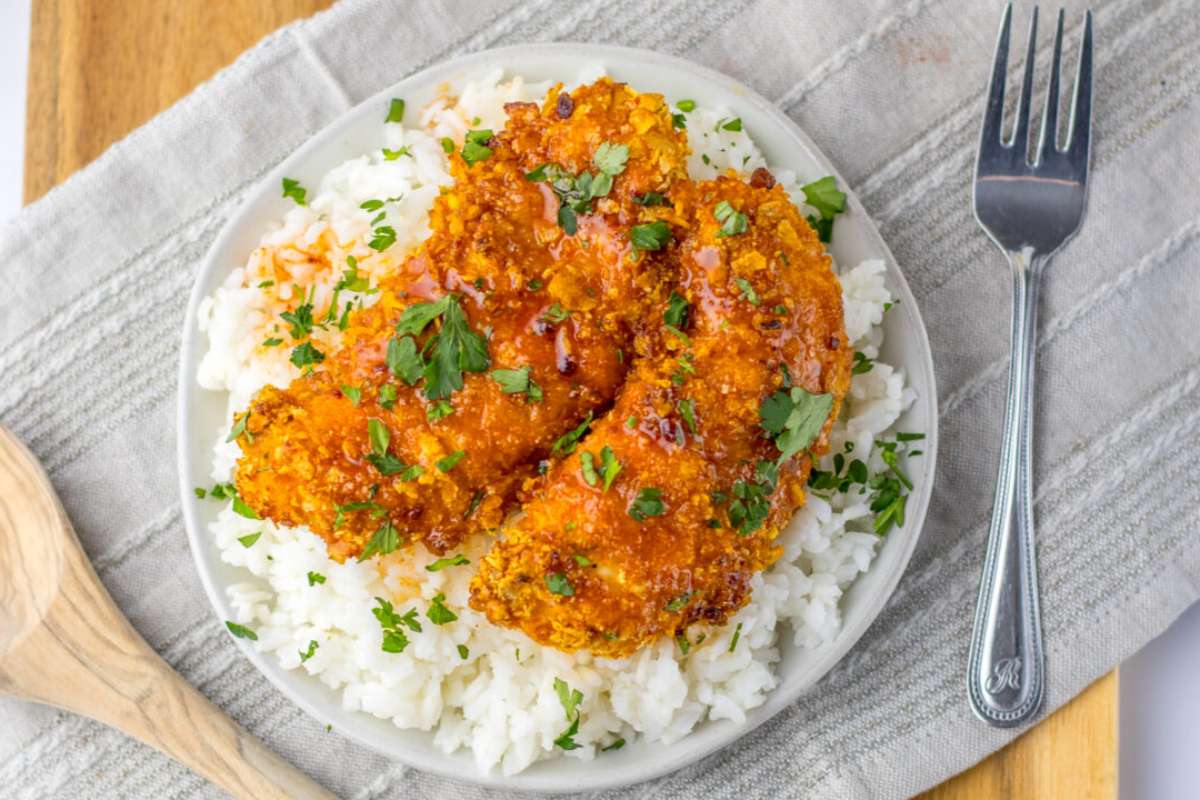 50 Spring Dinners You'll Make 100 Times 13 Baked Hot Honey Chicken Strips.
