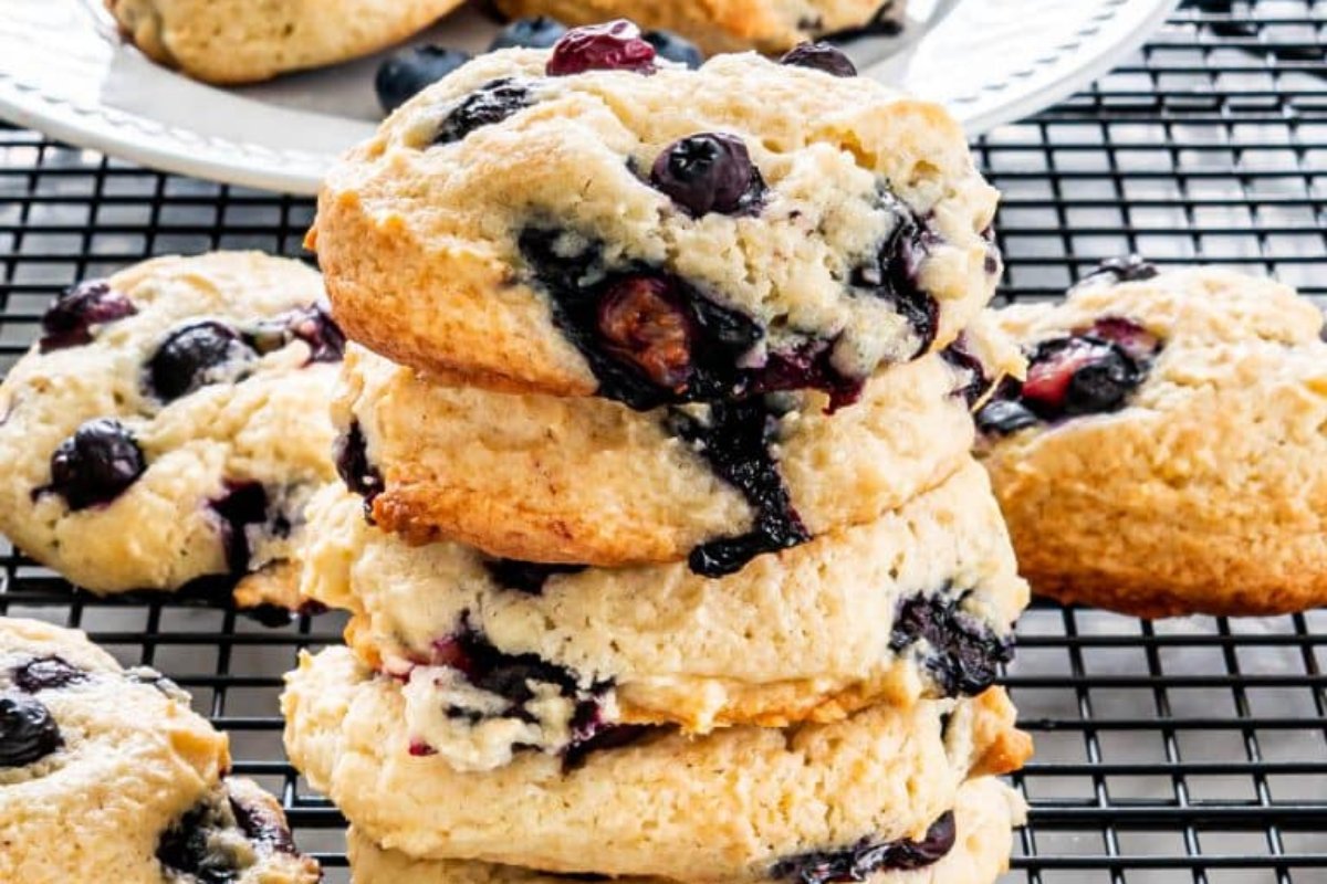 49 Blissfully Tasty Blueberry Recipes 35 Blueberry Cheesecake Cookies