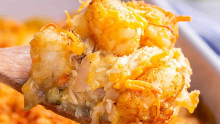 Chicken Tater Tot Casserole.