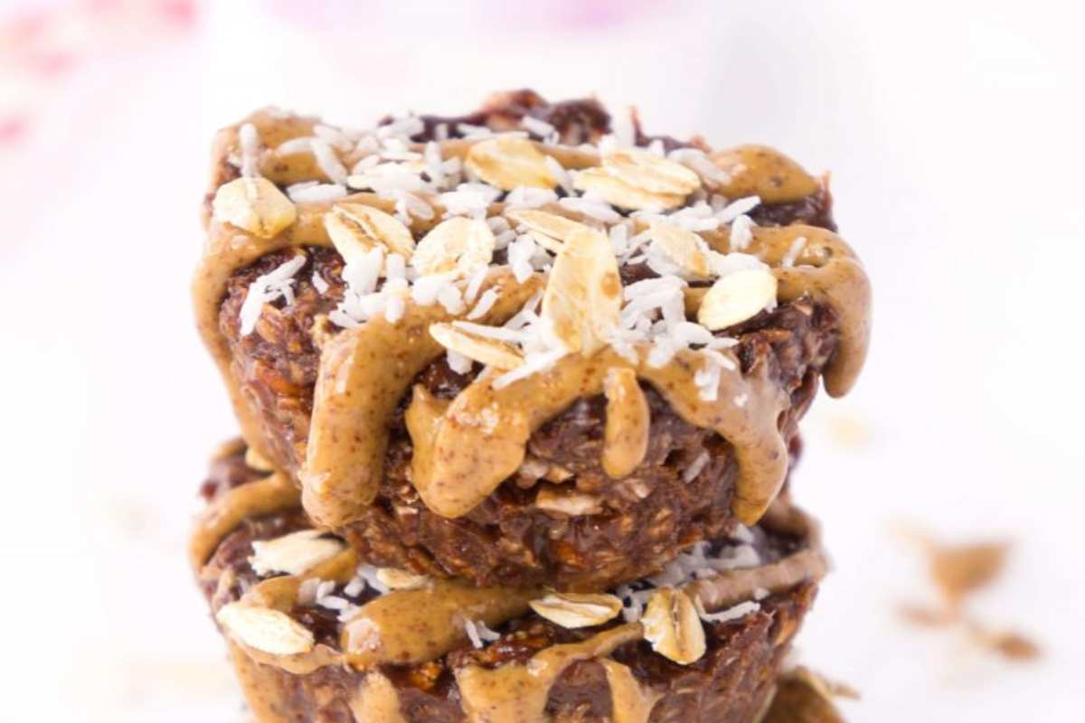 High Protein Desserts That Satisfy 12 Chocolate Almond Butter Protein Cups.