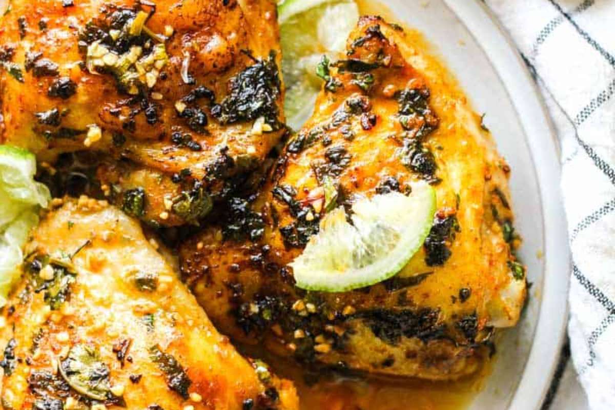 Cilantro Lime Chicken Thighs