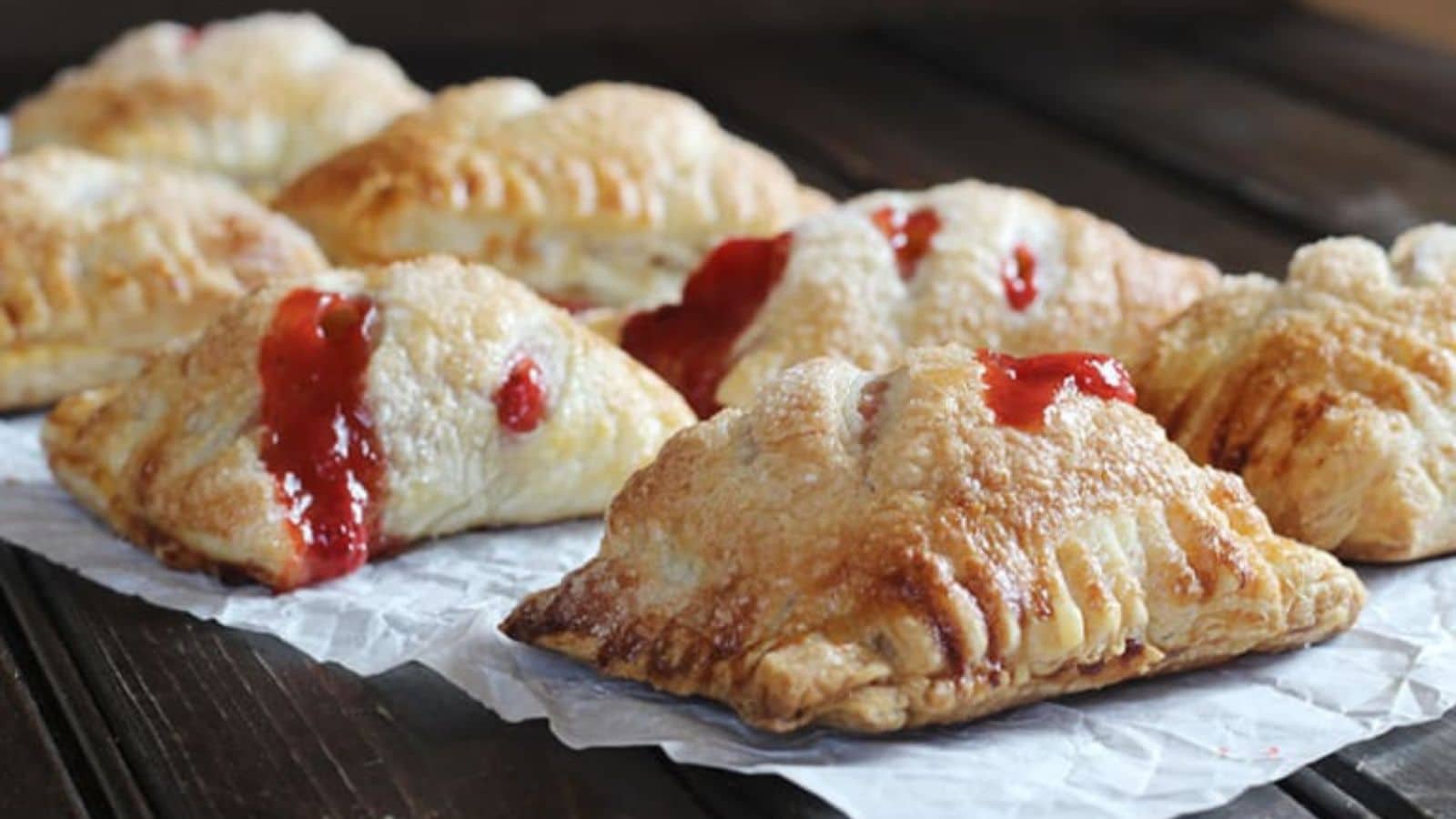35 Desserts Perfect For Warm Day Fall Picnics 31 Strawberry Turnovers recipe by Cook With Kushi.