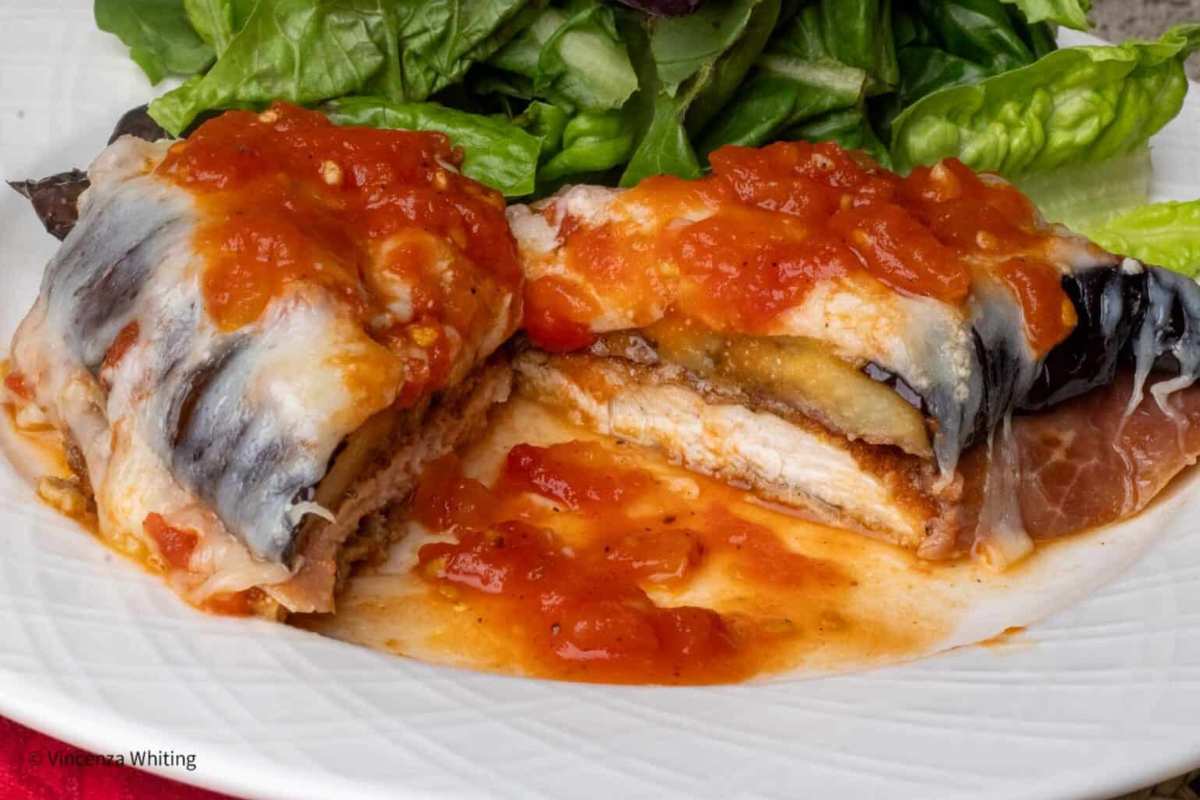 Easy Chicken Sorrentino With Eggplant And Prosciutto. 