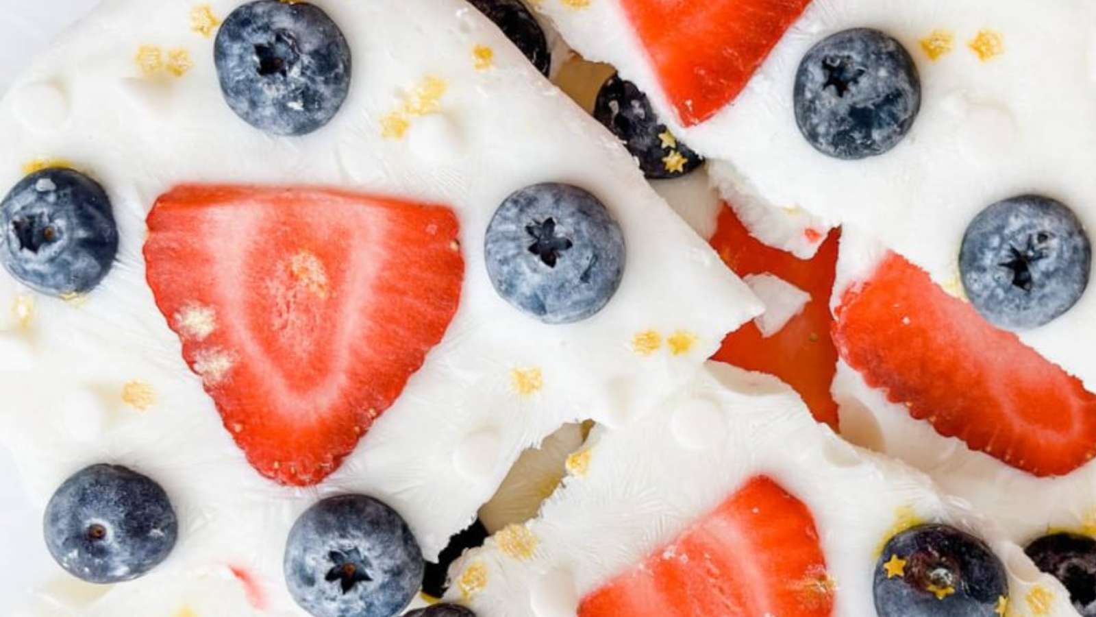 Frozen Yogurt Bark With Berries recipe by Fox Farm Home.