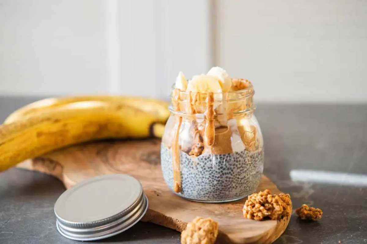 High Protein Desserts That Satisfy 19 Healthy Protein Packed Banana Chia Seed Pudding Peanut Butter Parfait.