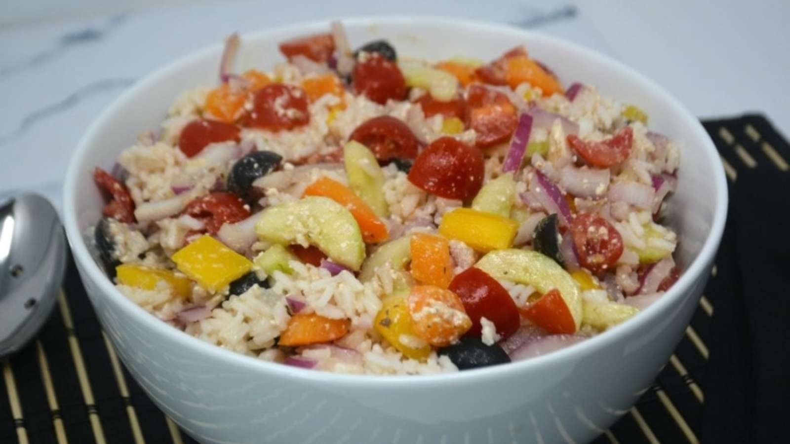 39 Rice Dishes That Are Perfect for Dinner and Even Better Leftover 9 Best Greek Rice Salad recipe by Kitchen Divas.