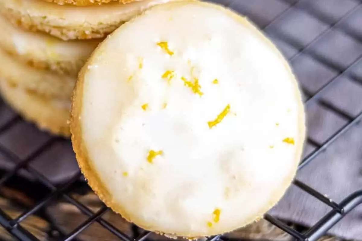 Lemon Shortbread Cookies.
