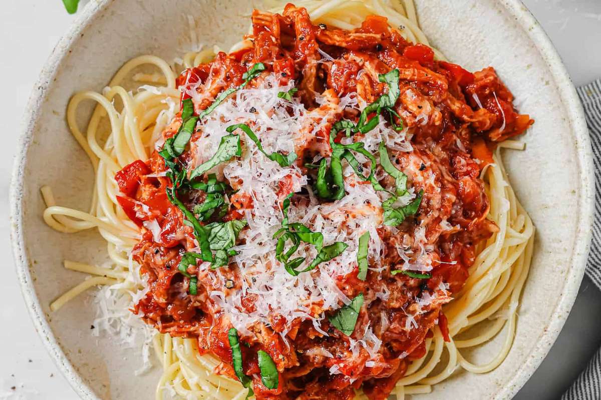 Leftover Turkey Bolognese. 