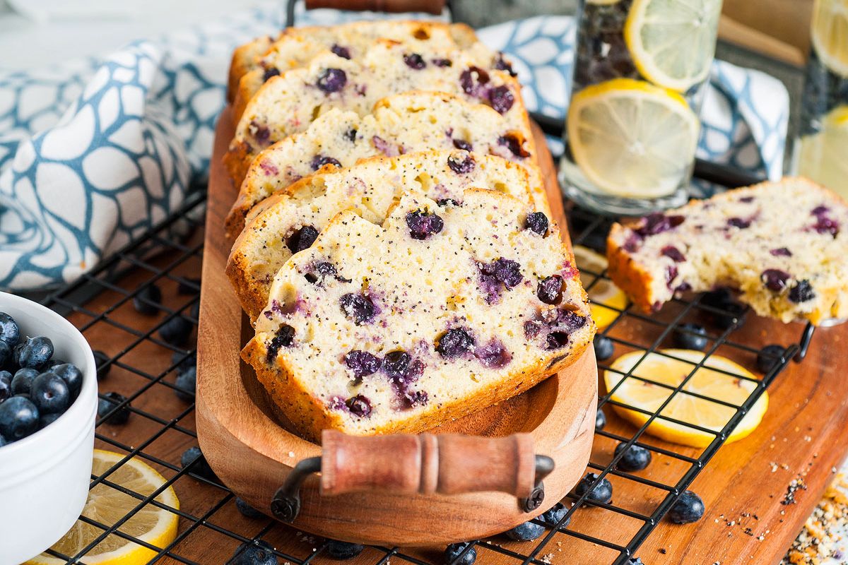 49 Blissfully Tasty Blueberry Recipes 2 Lemon Blueberry Poppy Seed Loaf