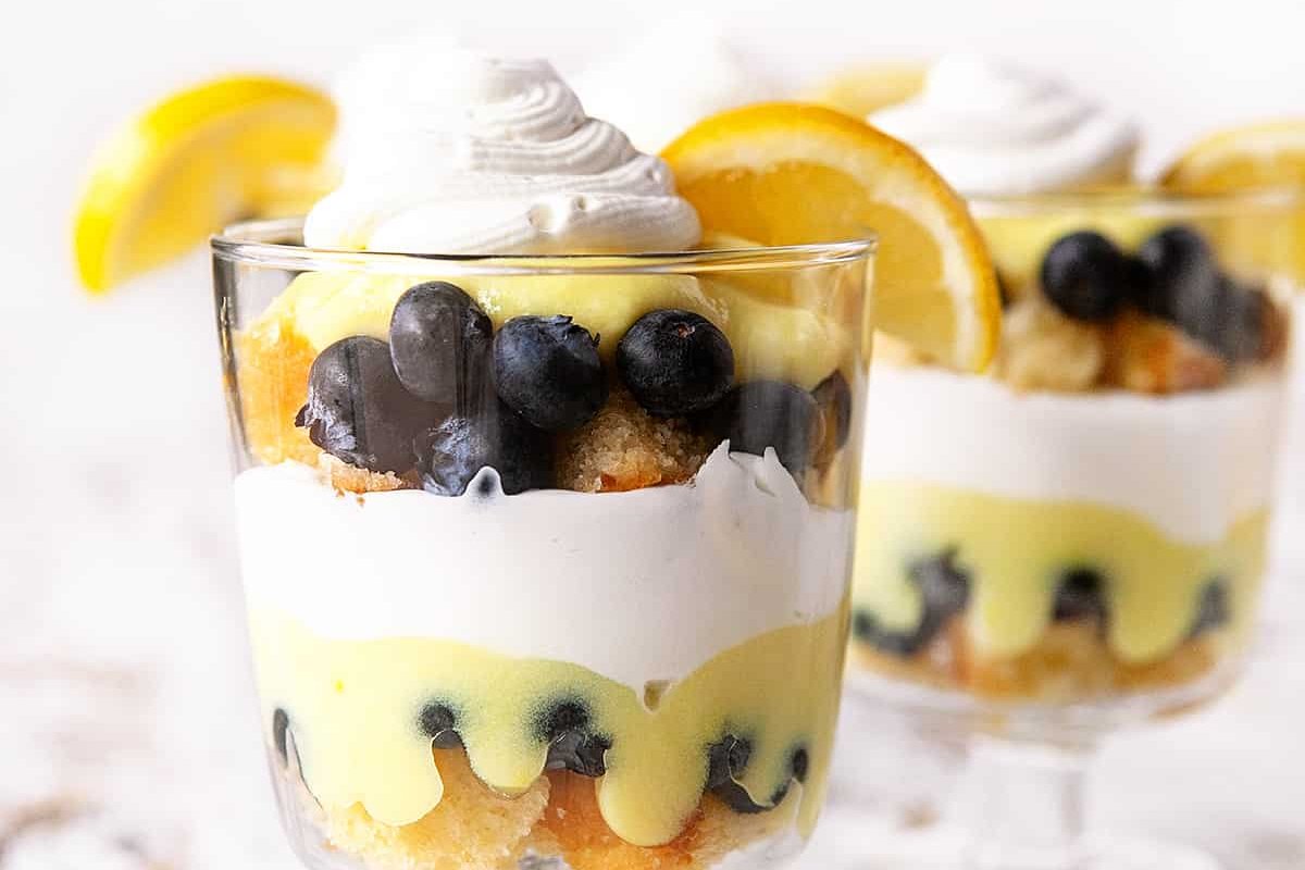 49 Blissfully Tasty Blueberry Recipes 43 Lemon Blueberry Trifle
