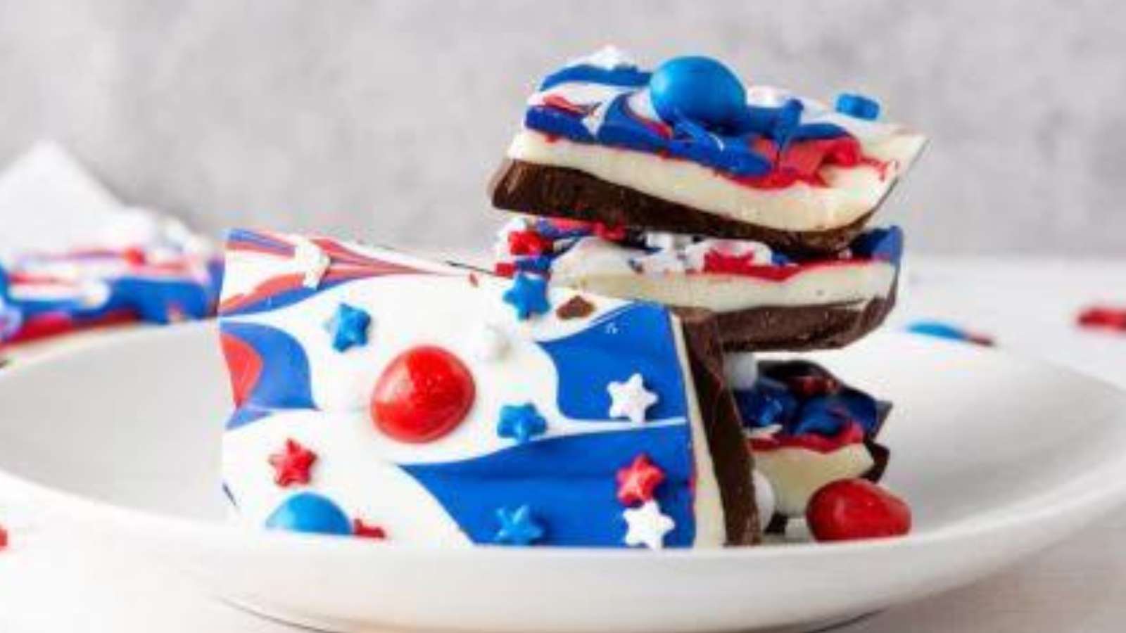Red White and Blue Bark recipe by LittleHaloJ.