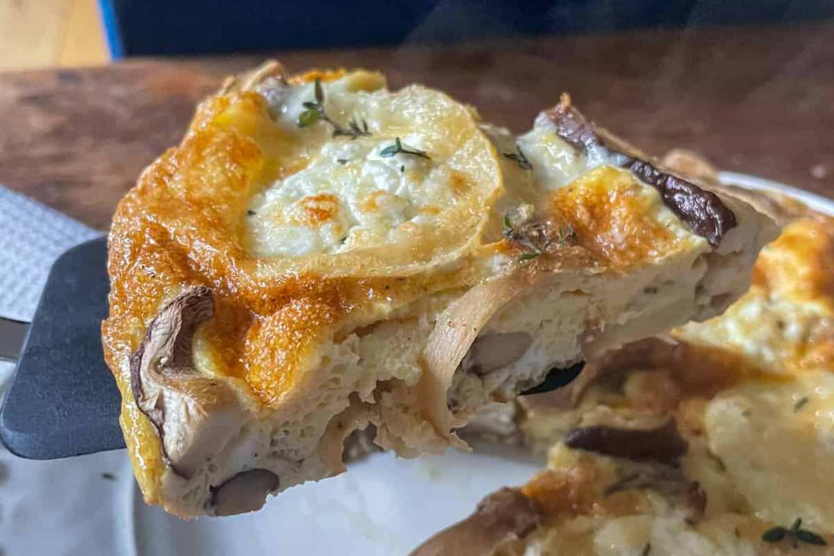 Egg Recipes For Breakfast Lunch And dinner 2 Mushroom and Goats Cheese Frittata.