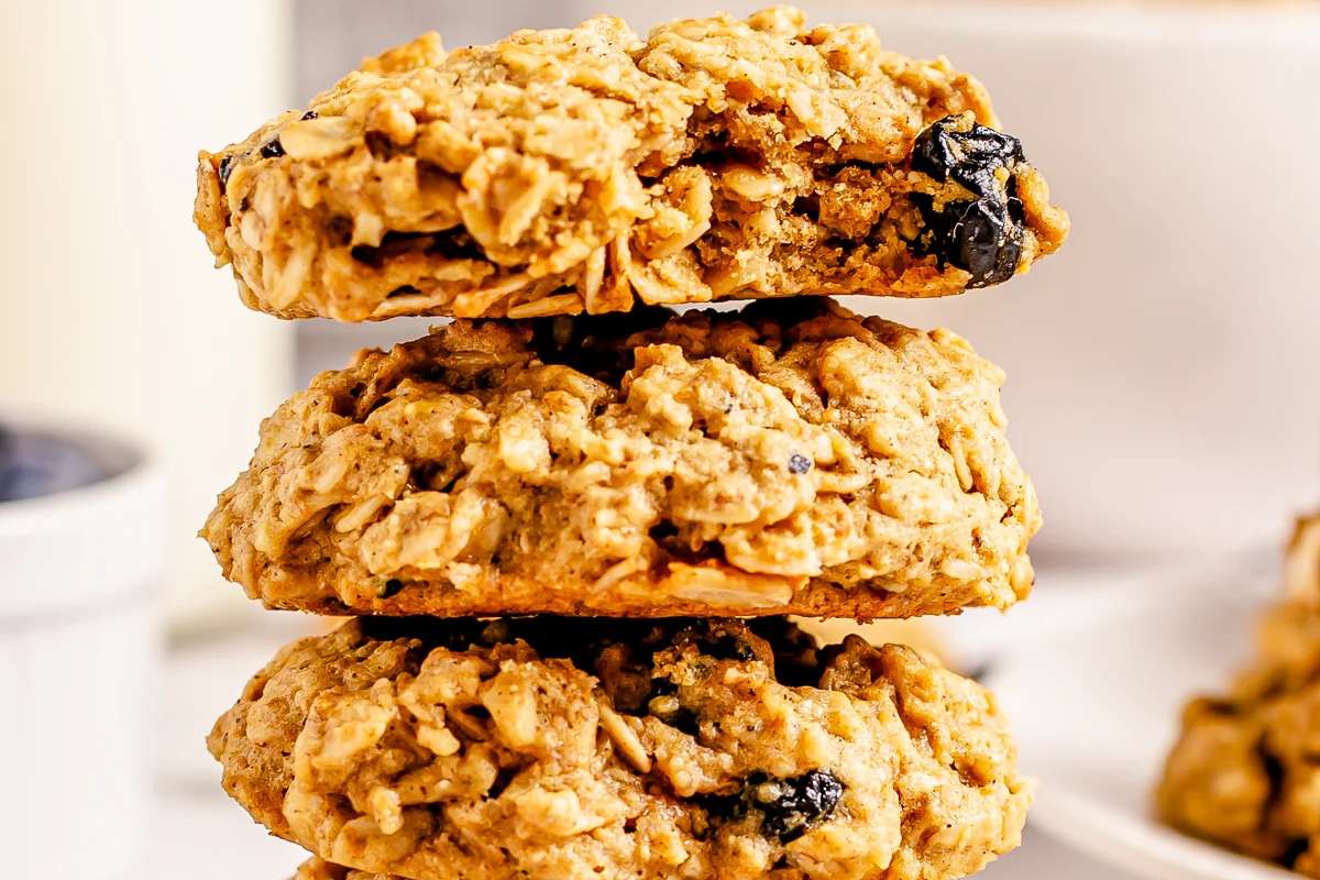 49 Blissfully Tasty Blueberry Recipes 38 Oatmeal Blueberry Cookies 1