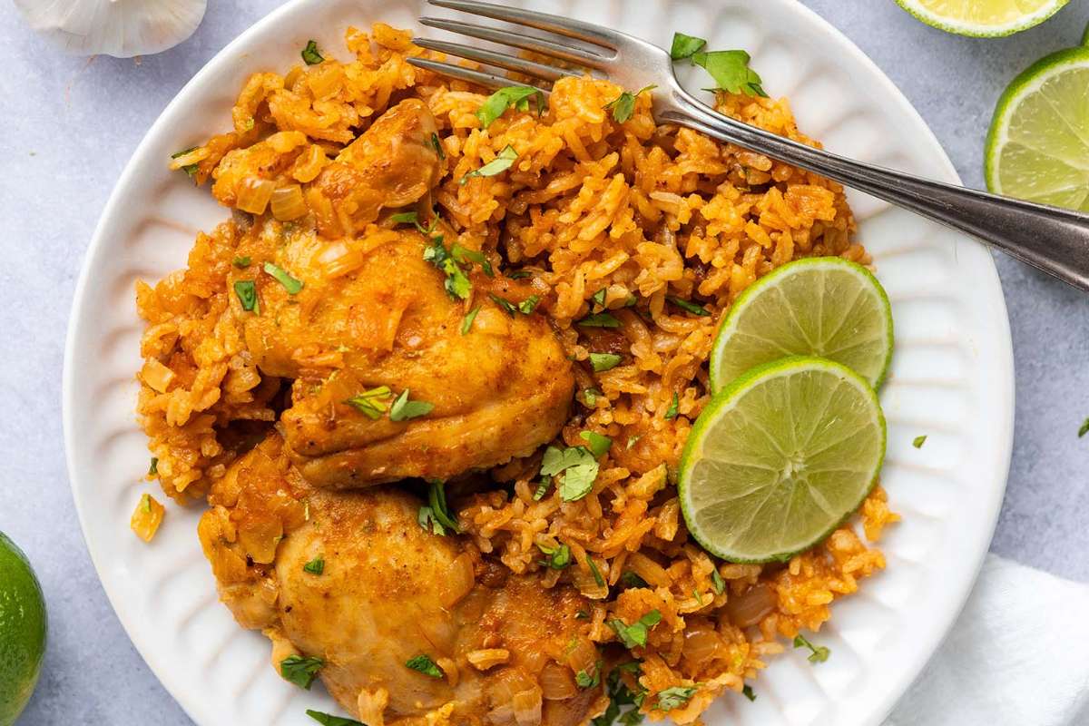 50 Spring Dinners You'll Make 100 Times 33 One Pot Coconut Lime Curry Chicken And Rice Recipe.