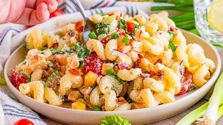 Ranch BLT Pasta Salad.