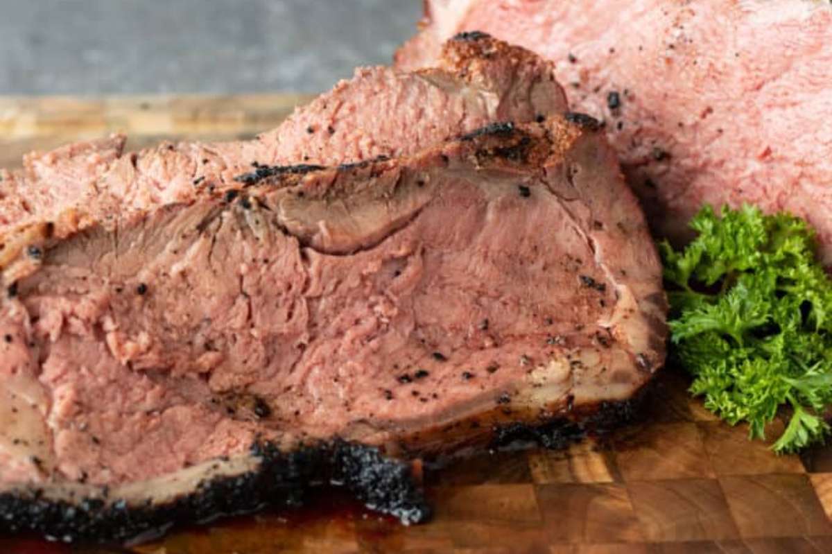 Smoked New York Strip. 