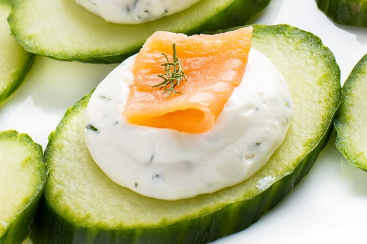 Smoked Salmon Cucumber Bites Recipe cucumber Appetizers