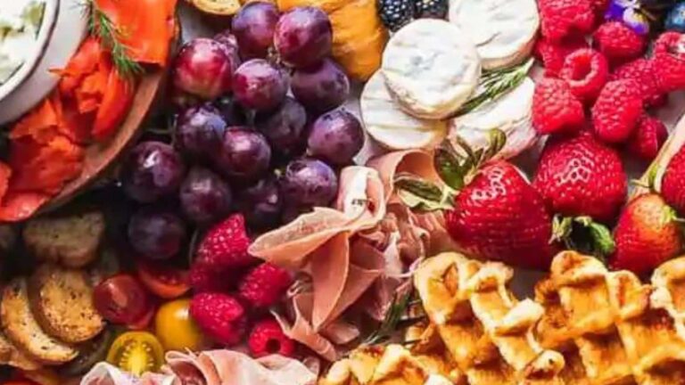 Breakfast Charcuterie Board recipe by Sweet Tea and Thyme.