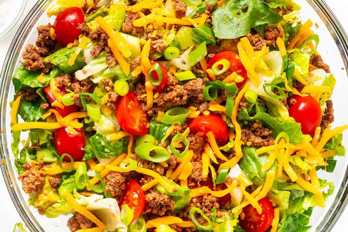 Taco Salad (Healthy & Easy!).