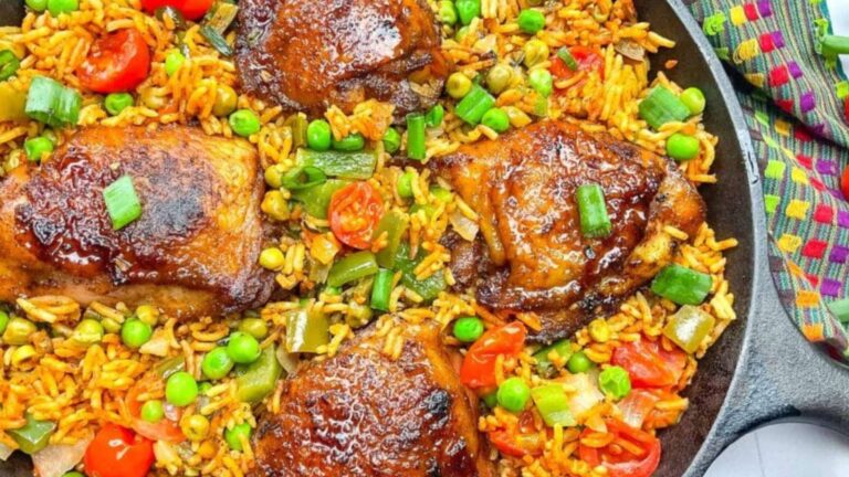 Puerto Rican Chicken And Rice recipe by The Instant Pot Table.
