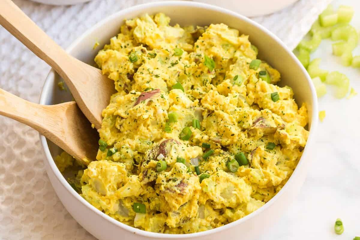 The Best Curried Potato Salad