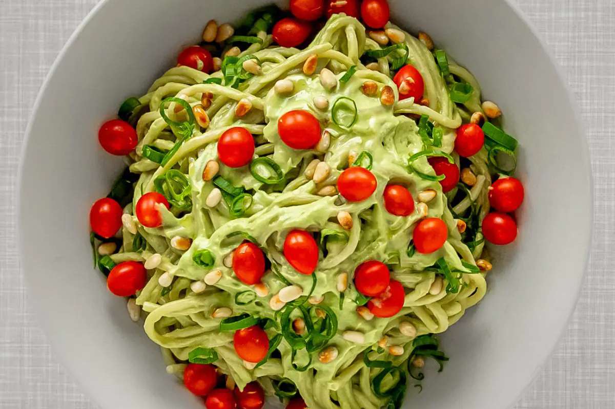 Vegan Avocado Pasta.