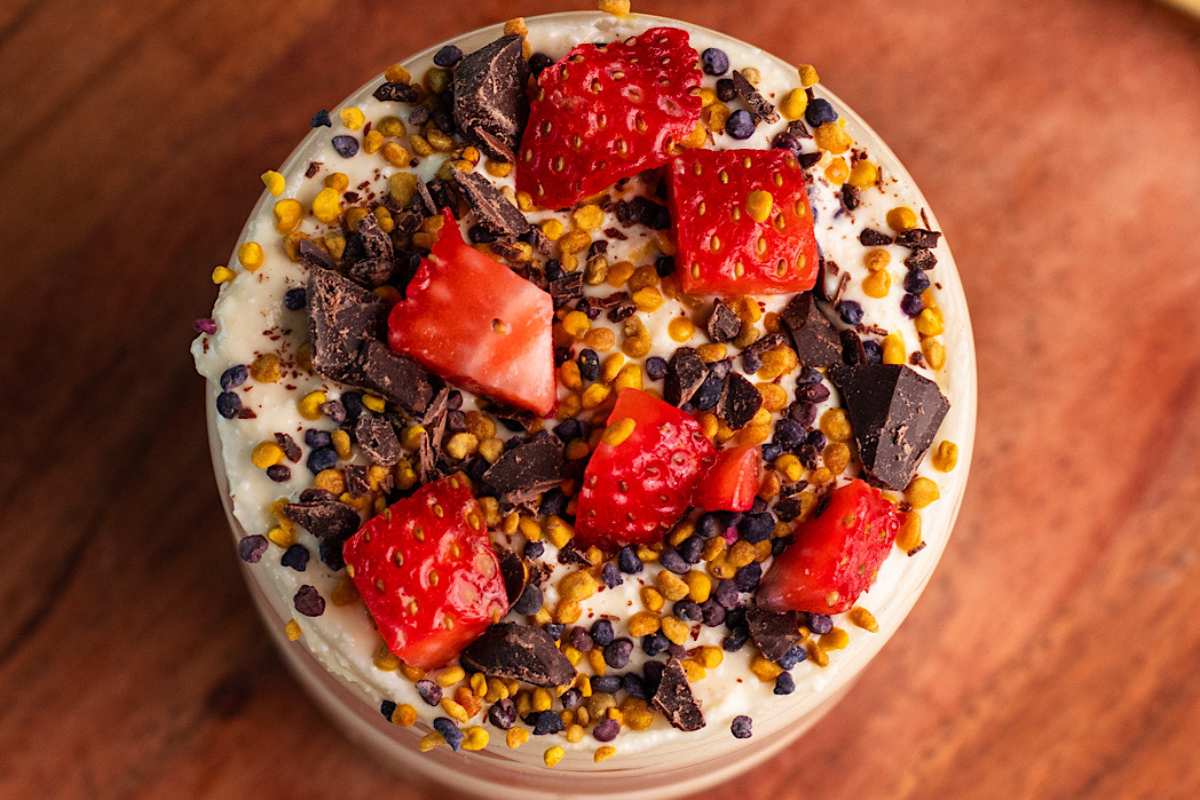 High Protein Desserts That Satisfy 10 Whipped Honey Cottage Cheese Parfait.