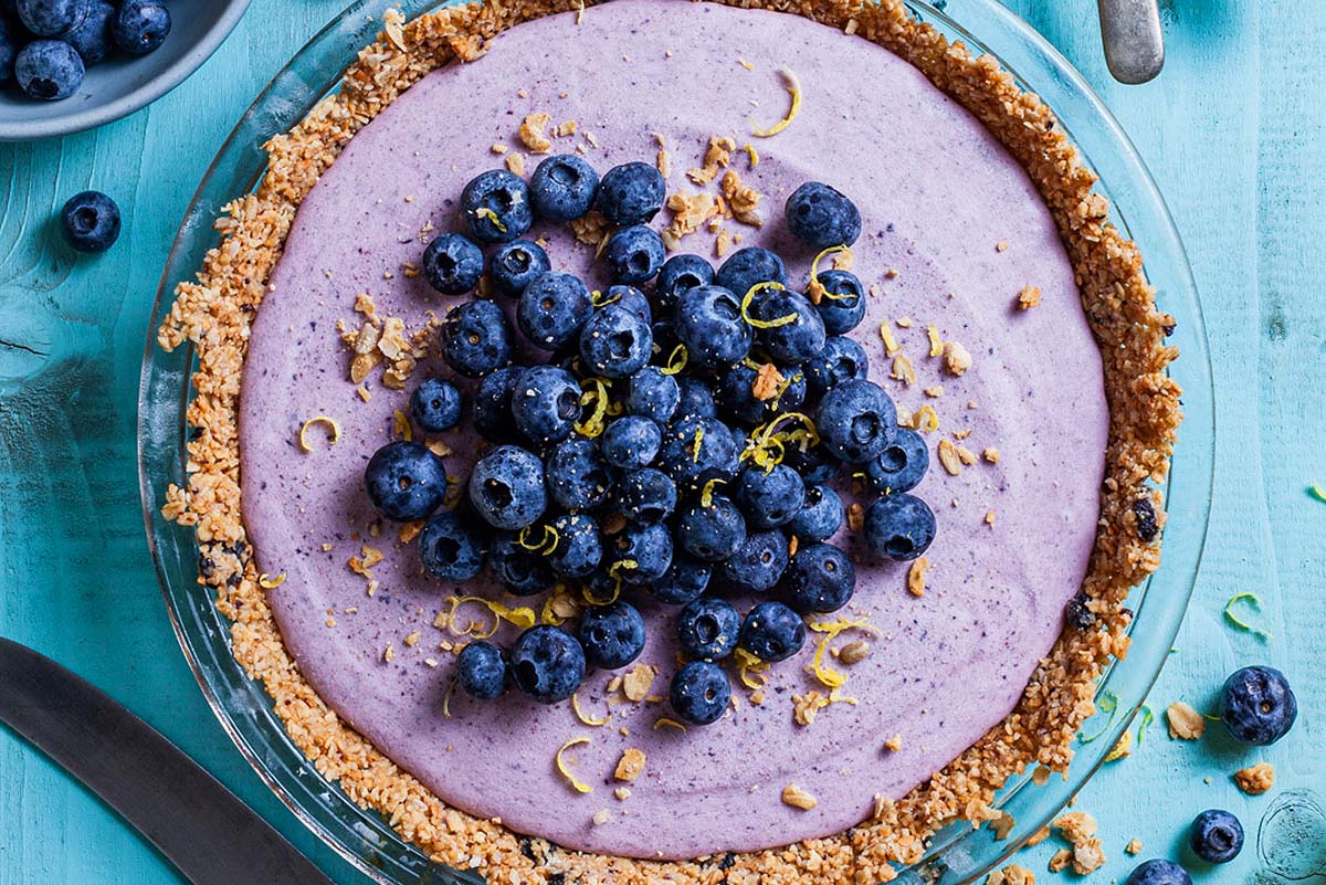 49 Blissfully Tasty Blueberry Recipes 15 Lemon Blueberry Crunch Pie.