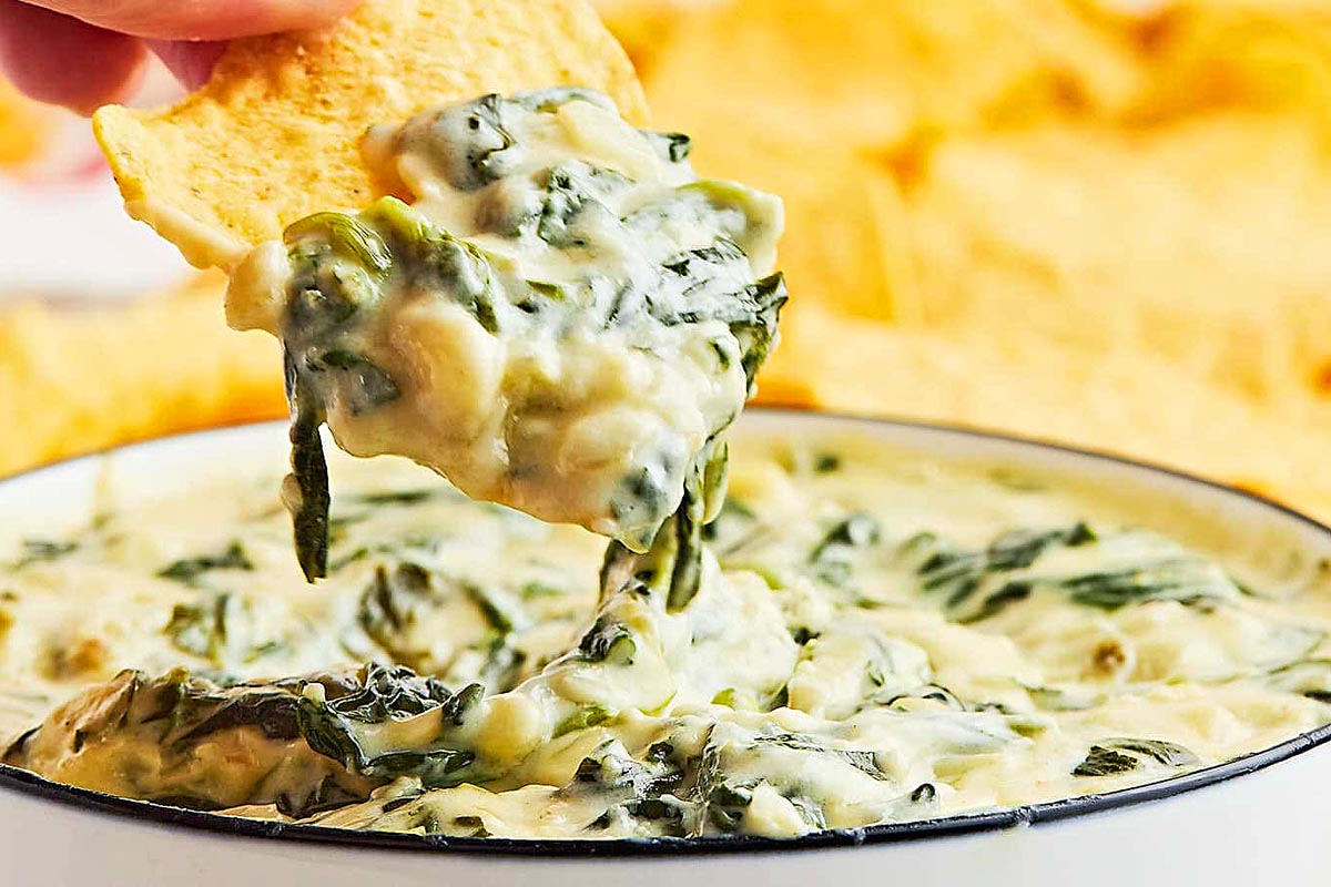 Hot Spinach Dip.