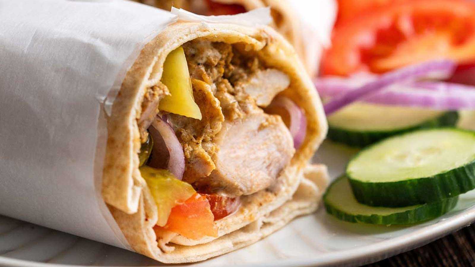 Chicken Shawarma Kebabs recipe by An Edible Mosaic.