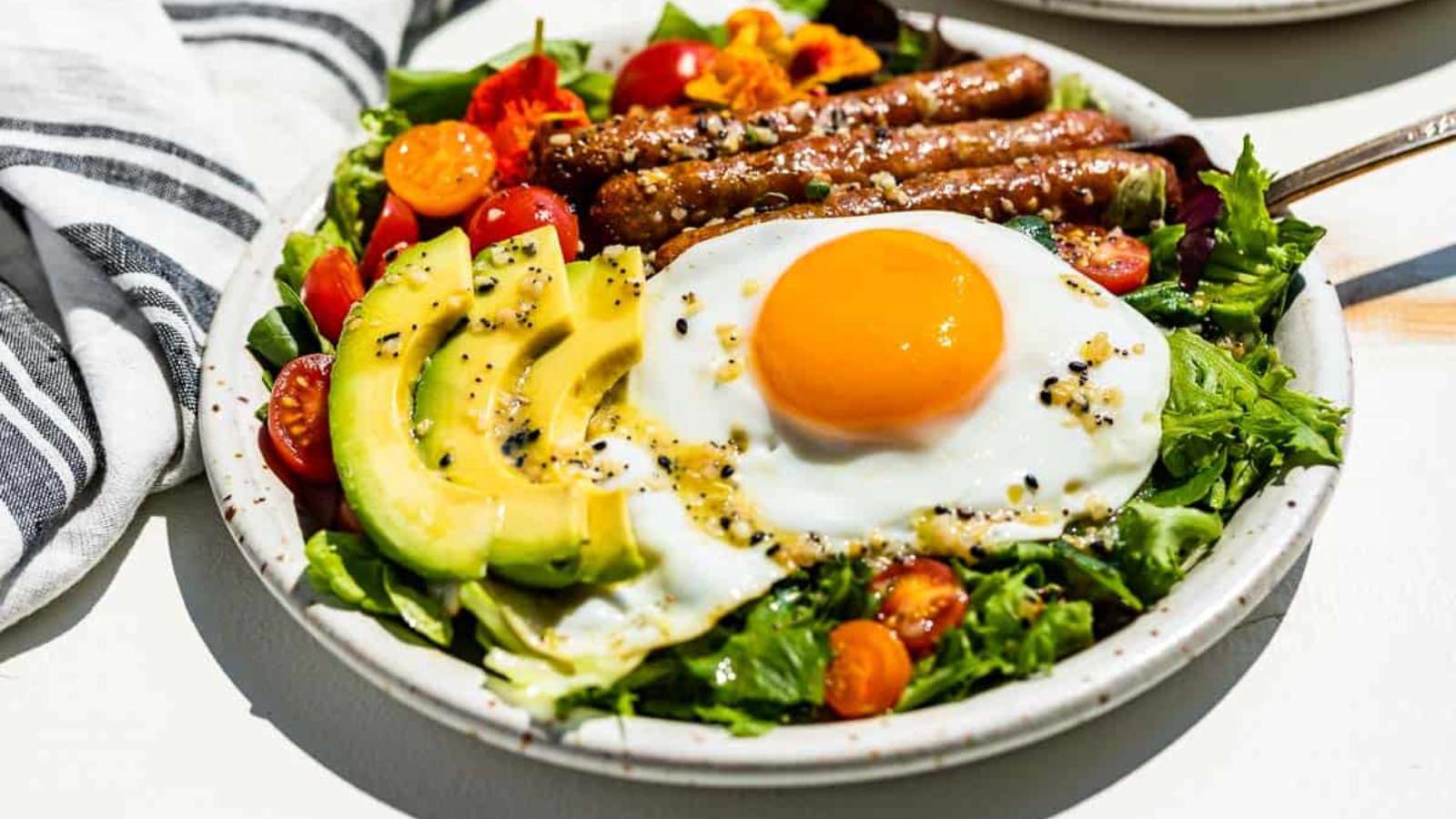 Breakfast Salad recipe by Get Inspired Everyday.