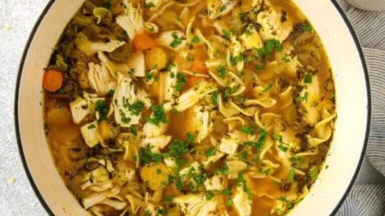 Grandma’s Rotisserie Chicken Noodle Soup.