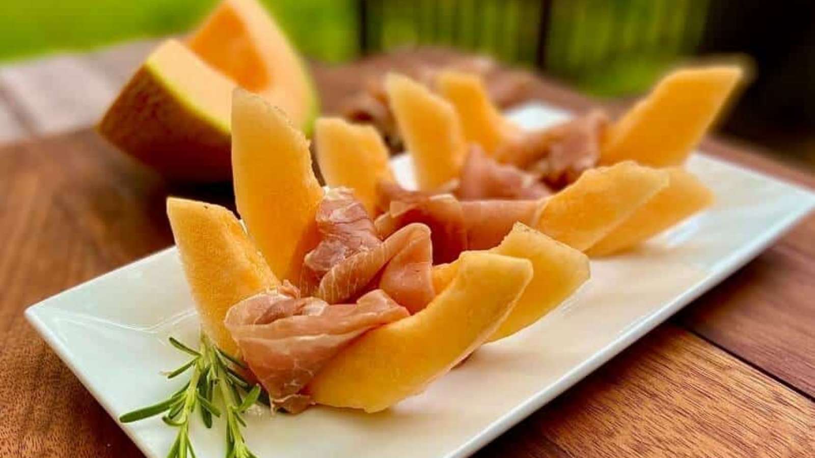 Prosciutto And Melon recipe by Maplewood Road.