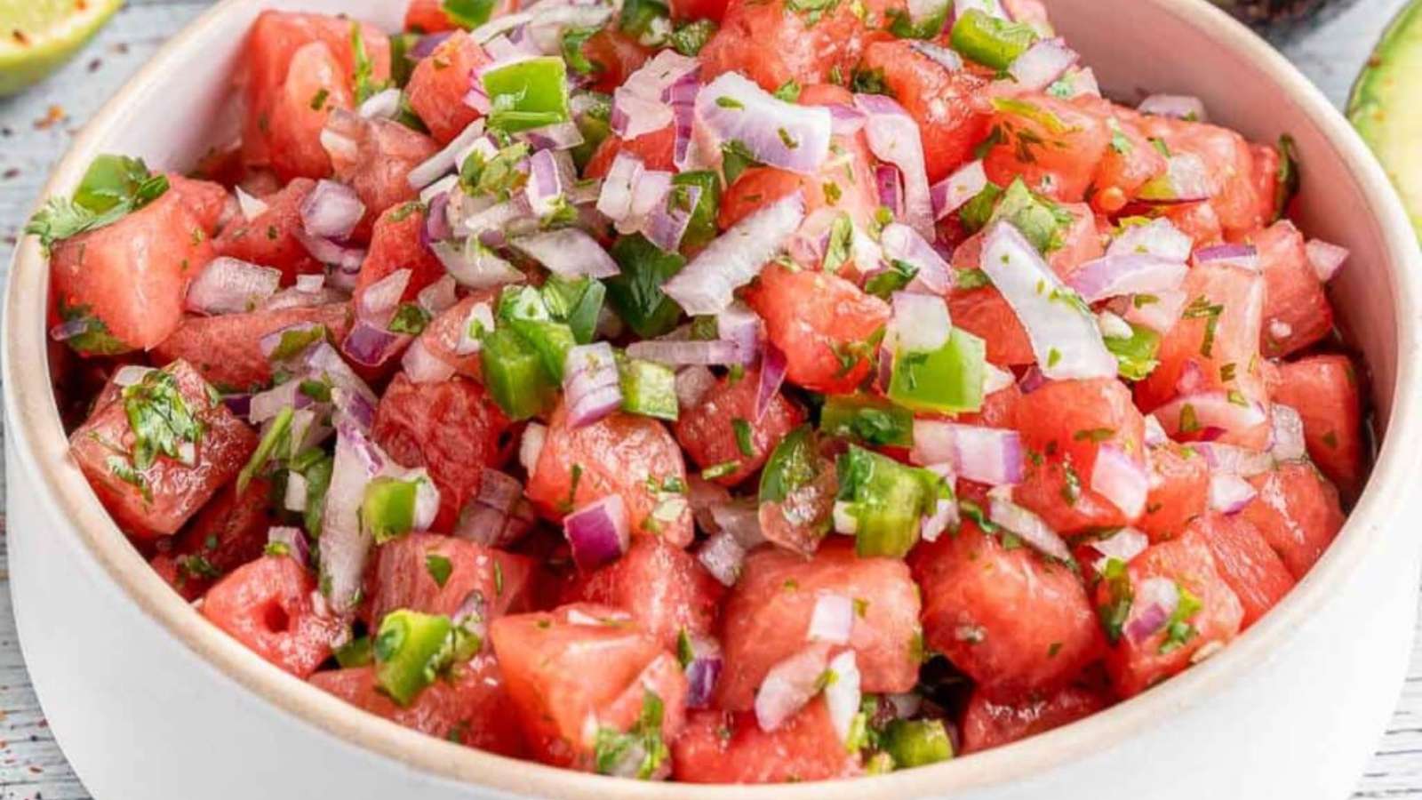 Best Watermelon Salsa recipe by To Simply Inspire.