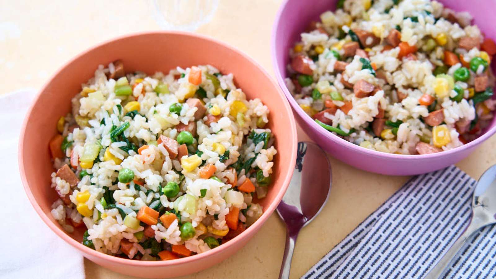 47 Easy Dinner Ideas for Busy Parents 44 Leftover Hot Dog Fried Rice recipe by Home Time Activities.