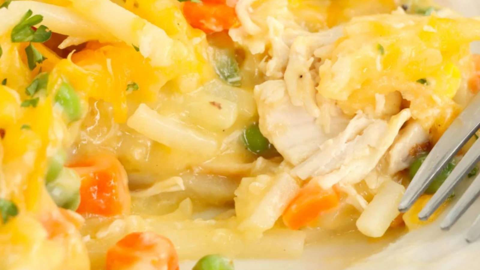 Chicken Hash Brown Casserole recipe by Kitchen Divas.