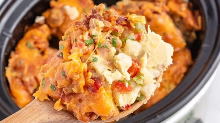 Crockpot Breakfast Casserole recipe by Princess Pinky Girl.