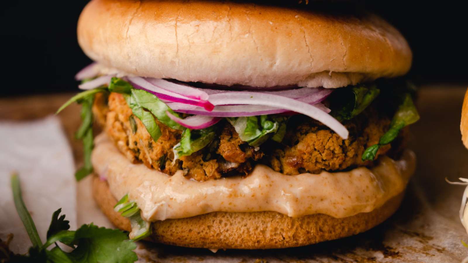 Chickpea Burger recipe by Raepublic.
