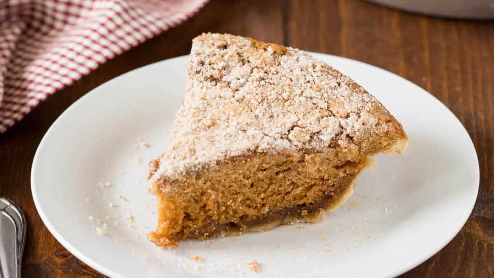 Easy Shoofly Pie recipe by Simply Stacie.