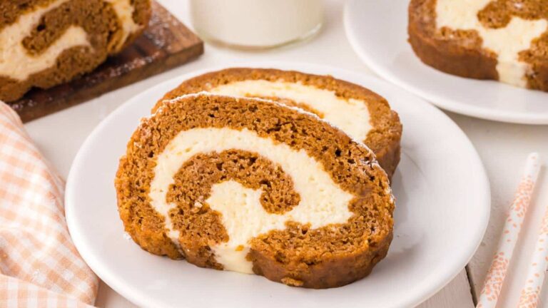 Pumpkin Roll recipe by Tessie's Table.